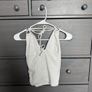 Striped Edikted Halter Top